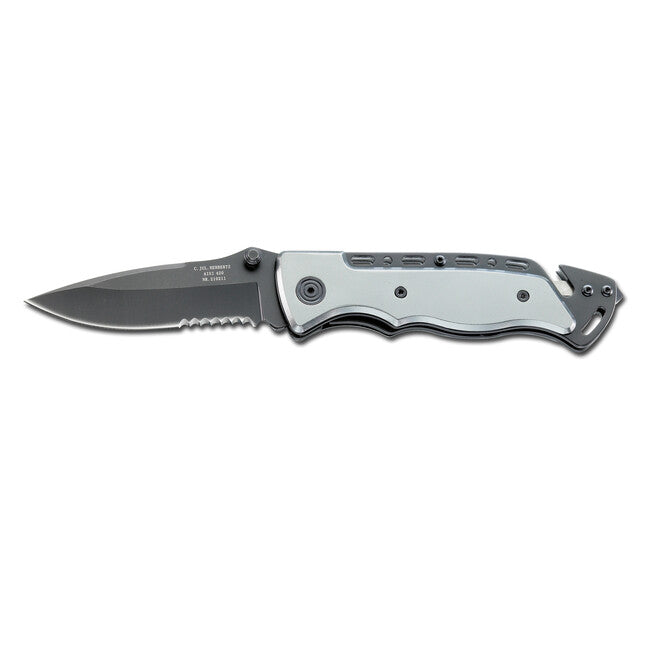 Herbertz taschenrettungsmesser 8,5 cm, aluminium, titan