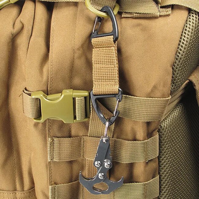 DRAGOWA TACTICAL BaseCamp wendekarabiner, grün