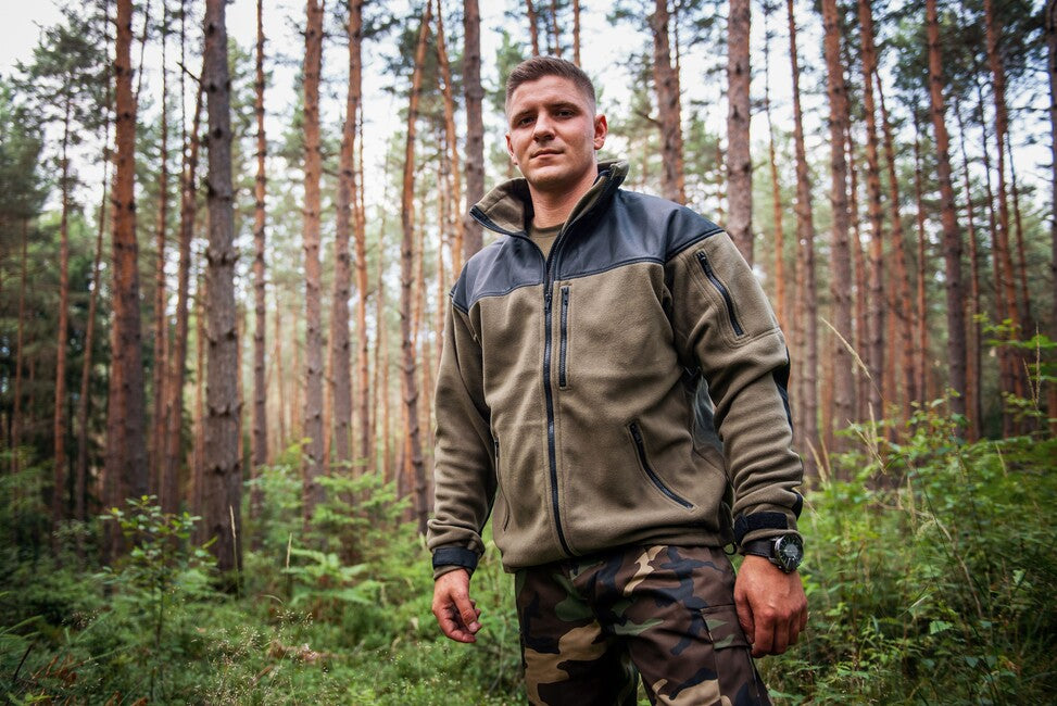 Helikon-Tex Classic Army fleecejacke verstärkt, schwarz, 300g/m2
