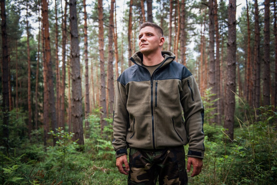 Helikon-Tex Classic Army fleecejacke verstärkt, schwarz, 300g/m2