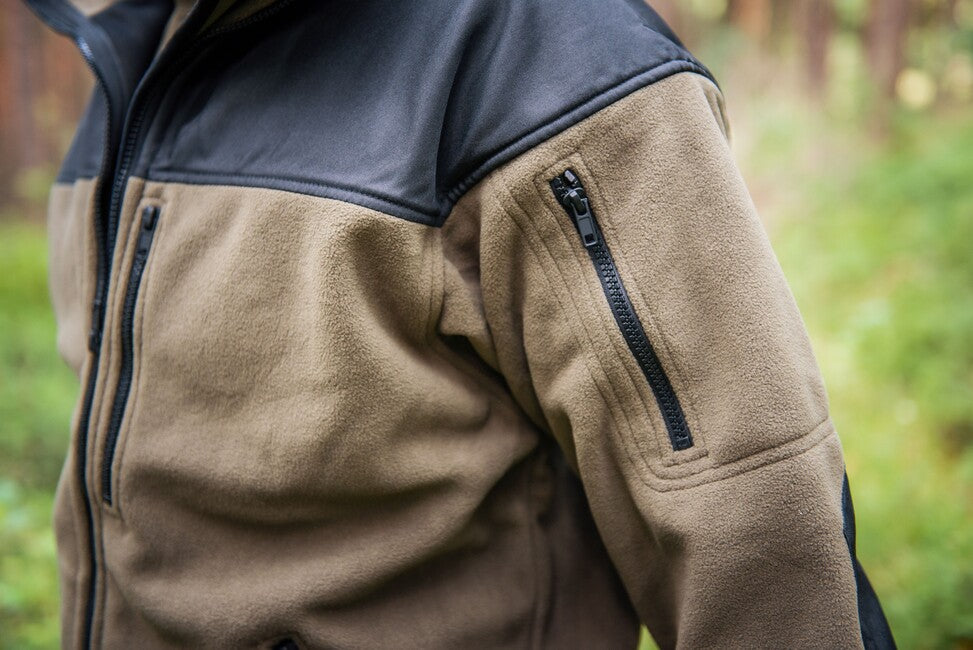 Helikon-Tex Classic Army fleecejacke verstärkt, schwarz, 300g/m2