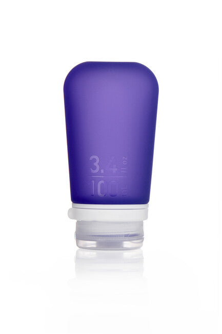 Humangear GoToob+ Silikon-Reiseflasche/Becher 100 ml lila