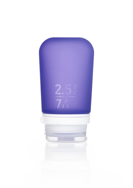 Humangear GoToob+ Silikon Reiseflasche / Behälter 74 ml lila