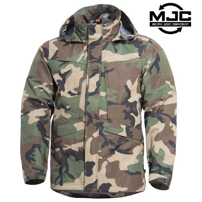 Pentagon Herren Winterjacke Hurricane, camo woodland