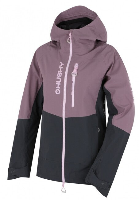 HUSKY Nicco damen-Hardshelljacke, lila/grau