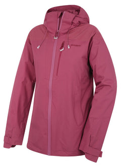HUSKY Nicker Damen-Hardshelljacke, dunkles Weinrot