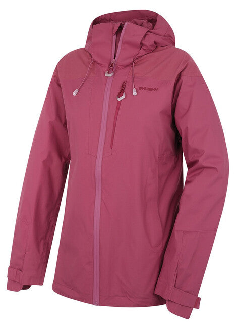 HUSKY Nicker damen hardshell jacke dunkel burgunderrot