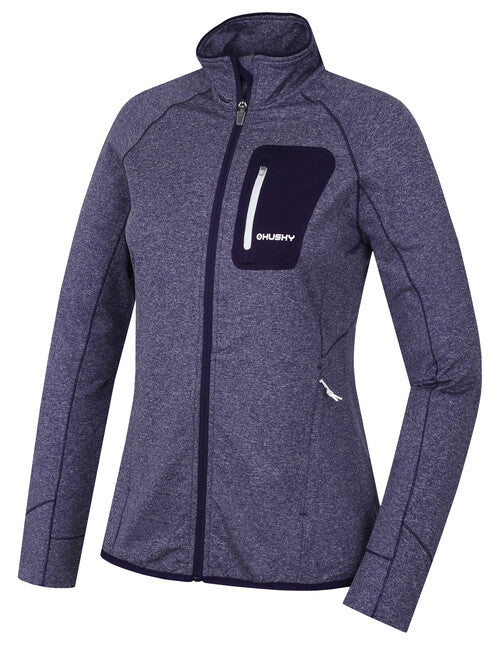 HUSKY Ane Damen Kapuzenpullover, dunkelblau-lila