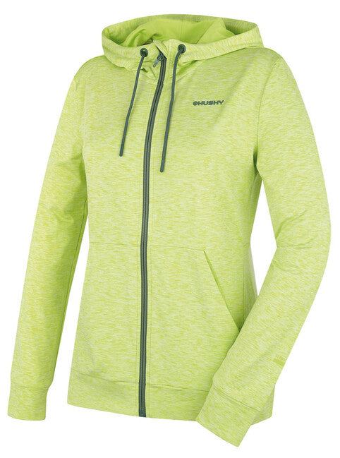 HUSKY Alony damen-kapuzenpulli hellgrün