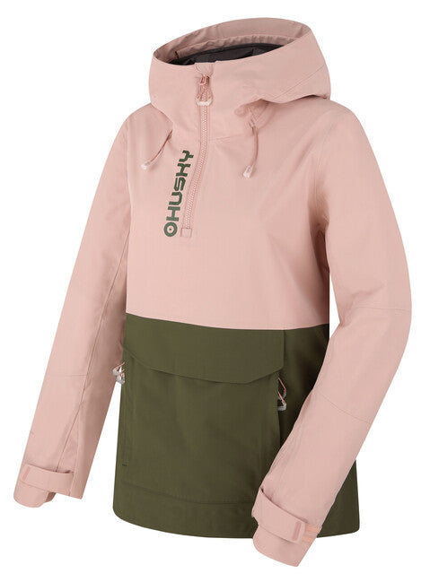 HUSKY Nabbi L damen outdoorjacke , hellrosa/khaki