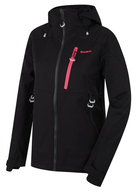 HUSKY Sauri damen softshelljacke L, schwarz