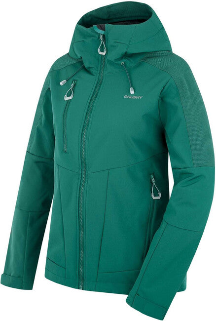 HUSKY Damen- Softshell Jacke Sevan tmava grün