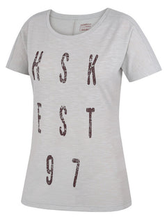 HUSKY Tingl Damen-Funktions-T-Shirt, gedämpftes Weiß, L