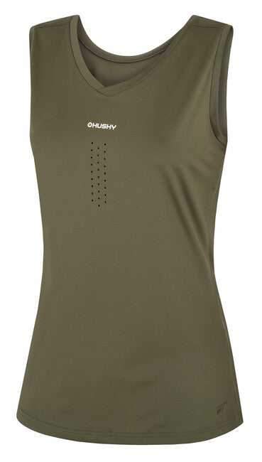 HUSKY Damen- obojstranne funkcne Tanktop Tango L tm. khaki