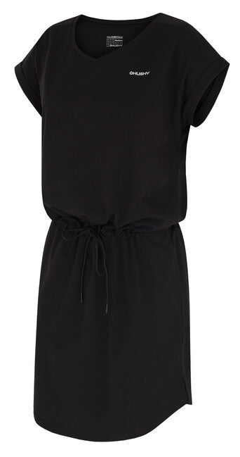 HUSKY Dela damenkleid, schwarz