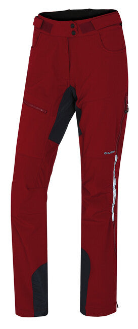 HUSKY Keson ženske softshell hlače, bordo