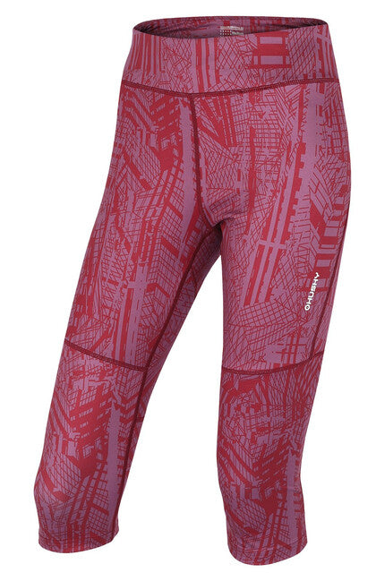 HUSKY Darby Damen-Sport-3/4-Hose, dunkelbordeaux