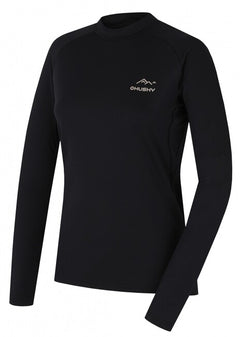 HUSKY Tromi Damen-Thermo-Langarmshirt, schwarz, L