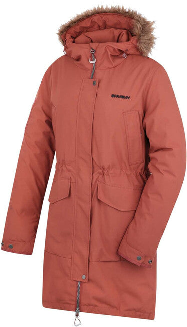 HUSKY Nelidas damen wintermantel bordo