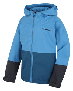 HUSKY Nicker K Kinder-Hardshelljacke, blau/dunkelblau