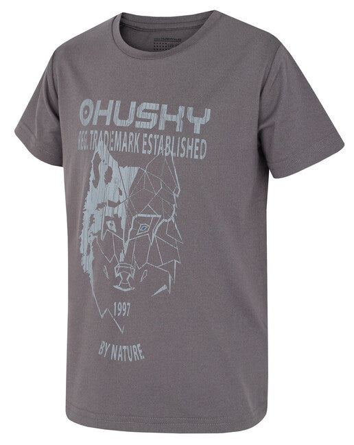 HUSKY Tash K Kinder-Funktions-T-Shirt, dunkles Stein