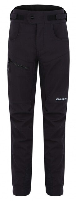 HUSKY Keson kids softshellhose, schwarz