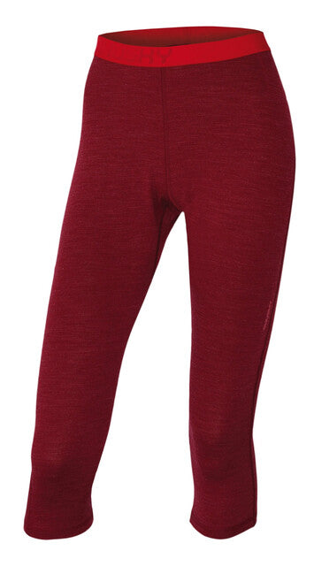 HUSKY Merino γυναικείο θερμικό εσώρουχο παντελόνι 3/4, σκούρο κεραμιδί