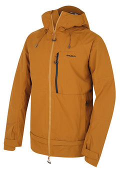 HUSKY Nanook M men's hardshell jacket, dark mustard