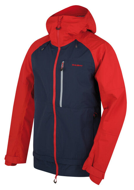 HUSKY Nanook M Herren-Hardshelljacke, rot/dunkelblau