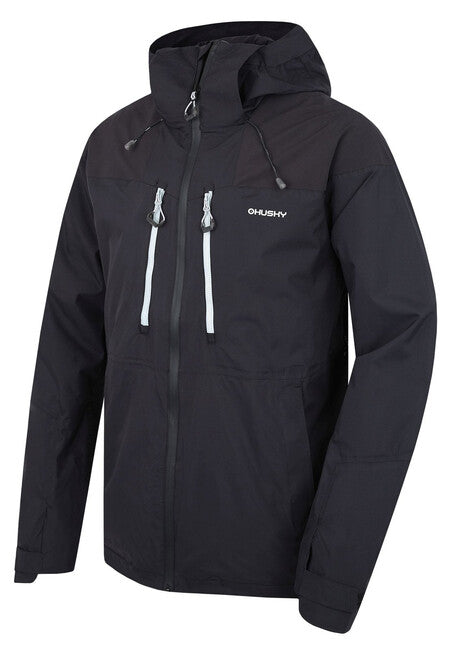HUSKY Nicker moška hardshell jakna, črna