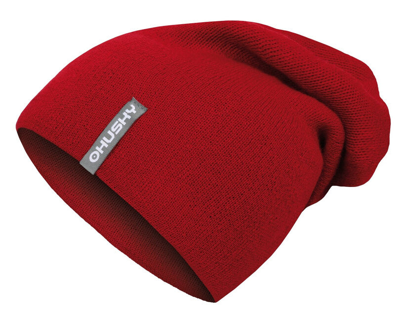 HUSKY Merhat 2 Herren-Merino-Mütze, rot
