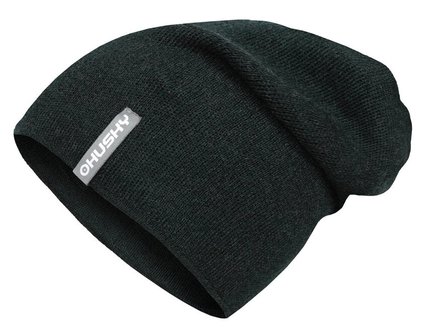 HUSKY Merhat 2 men's merino beanie, khaki melange
