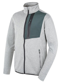 HUSKY Ane ανδρικό φούτερ με φερμουάρ, grey green