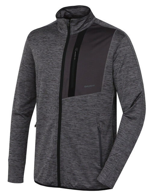 HUSKY Ane men's zip-up sweatshirt, dark grey