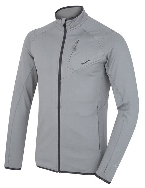 HUSKY Tarp Herren Sweatshirt mit Reißverschluss M, grau