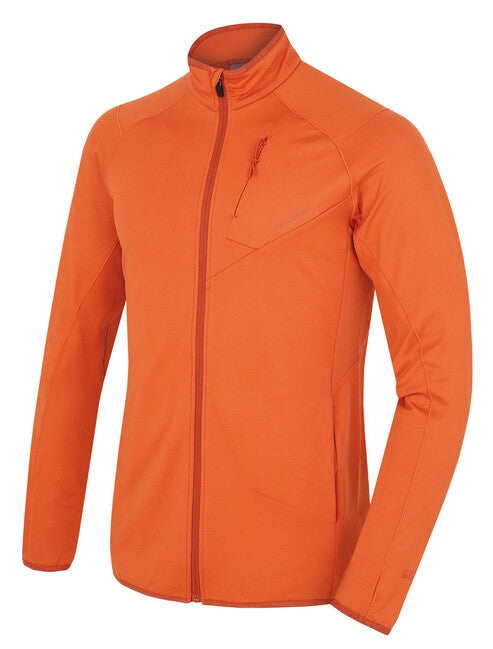 HUSKY Tarp men's zip-up sweatshirt, M, brick