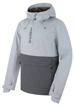 HUSKY Nabbi Herren Outdoor-Jacke, hellgrau/dunkelgrau