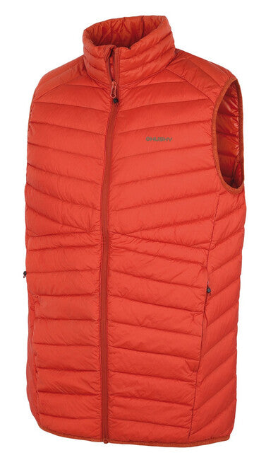 HUSKY Dresles herren daunenweste M ziegel orange