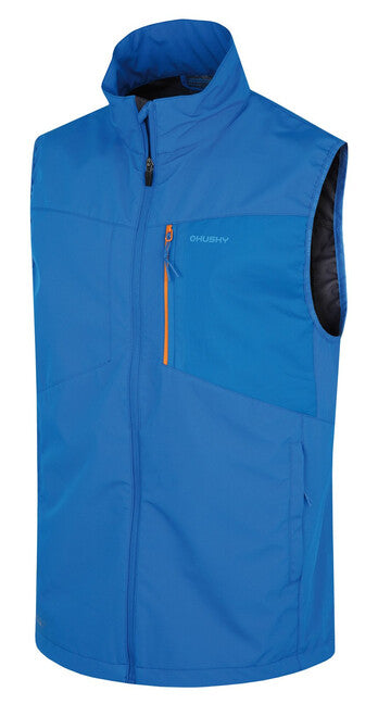 HUSKY Salien Herren-Softshellweste M, neonblau