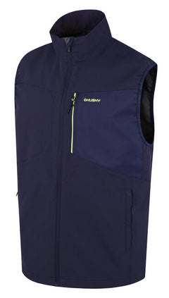 HUSKY Salien ανδρικό γιλέκο softshell M, σκούρο μπλε