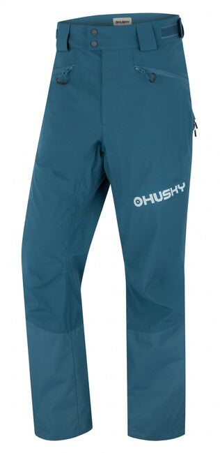 HUSKY Kippe herren-hardshellhose, verblichenes Türkis