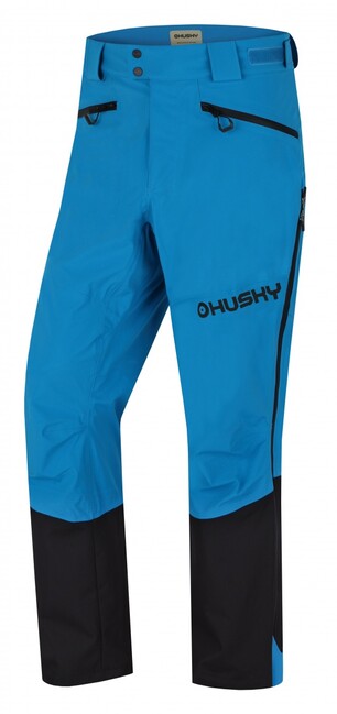 HUSKY Kippe herren-hardshellhose, blau/schwarz