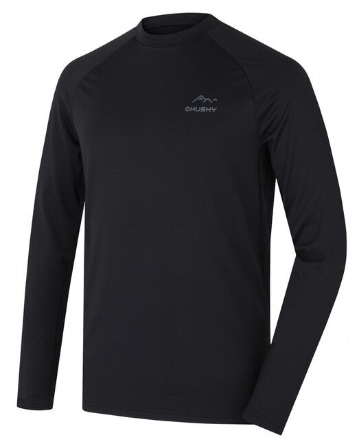 HUSKY Tromi herren thermo langarmshirt, schwarz