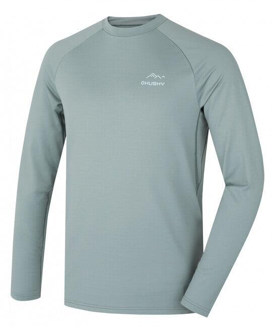 HUSKY Tromi herren thermo langarmshirt, verblasstes grün