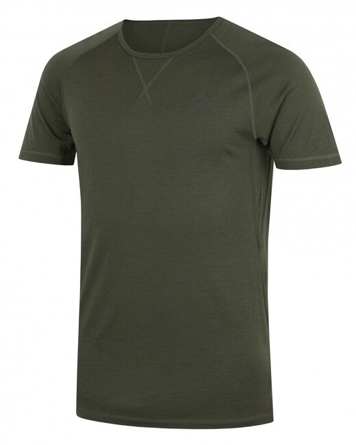 HUSKY Mersa herren thermo T-shirt mit kurzen Ärmeln , grün