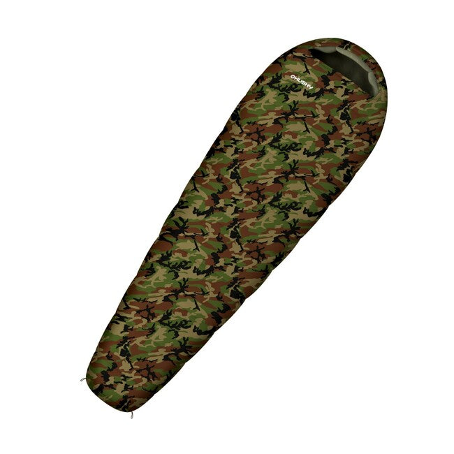 HUSKY Junior Army Synthetik Drei-Jahreszeiten-kinderschlafsack -10, grün