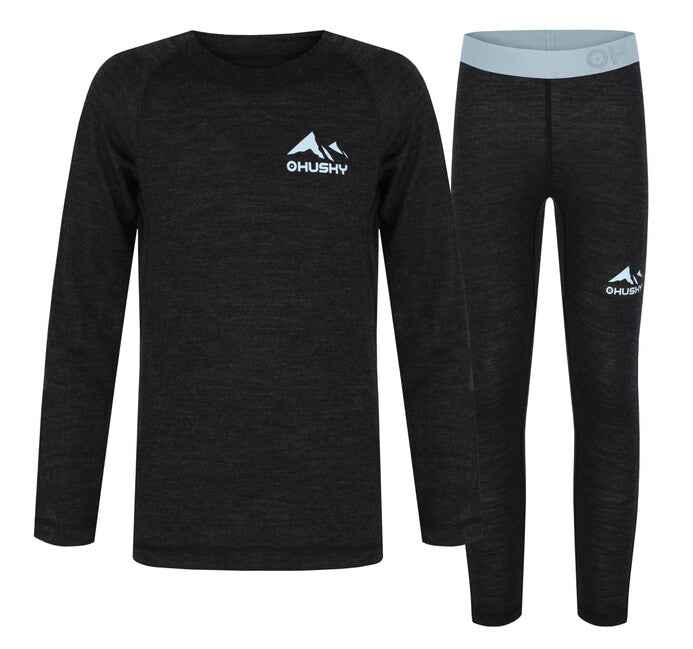 HUSKY termopradlo Merino Set Merbo k, schwarz