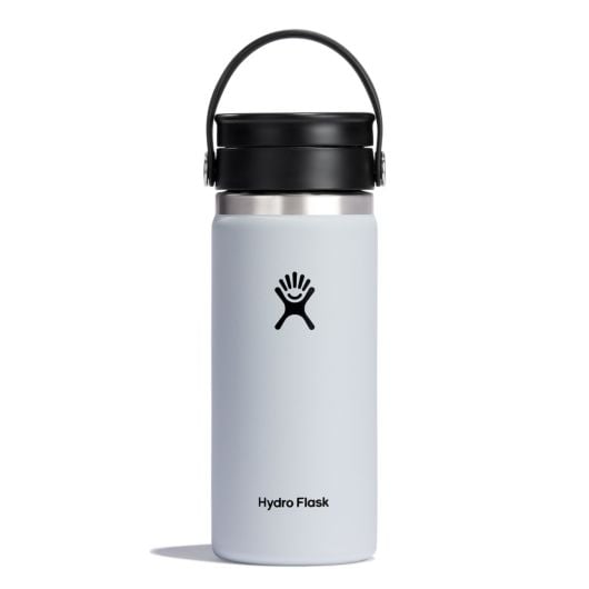 Hydro Flask Thermobecher 16 OZ Wide Flex Sip Lid, weiß