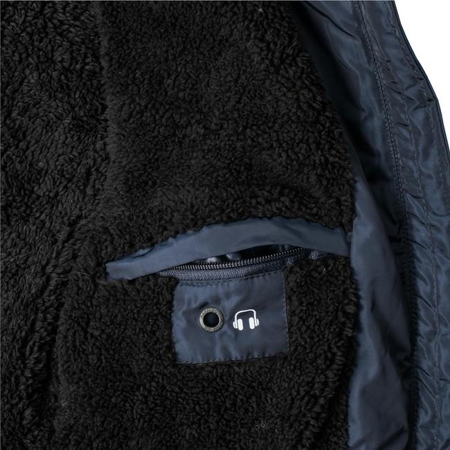 Navahoo Adele damen Winterjacke mit Kapuze, schwarz