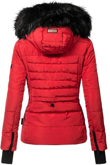 Navahoo Adele damen Winterjacke mit Kapuze, rot